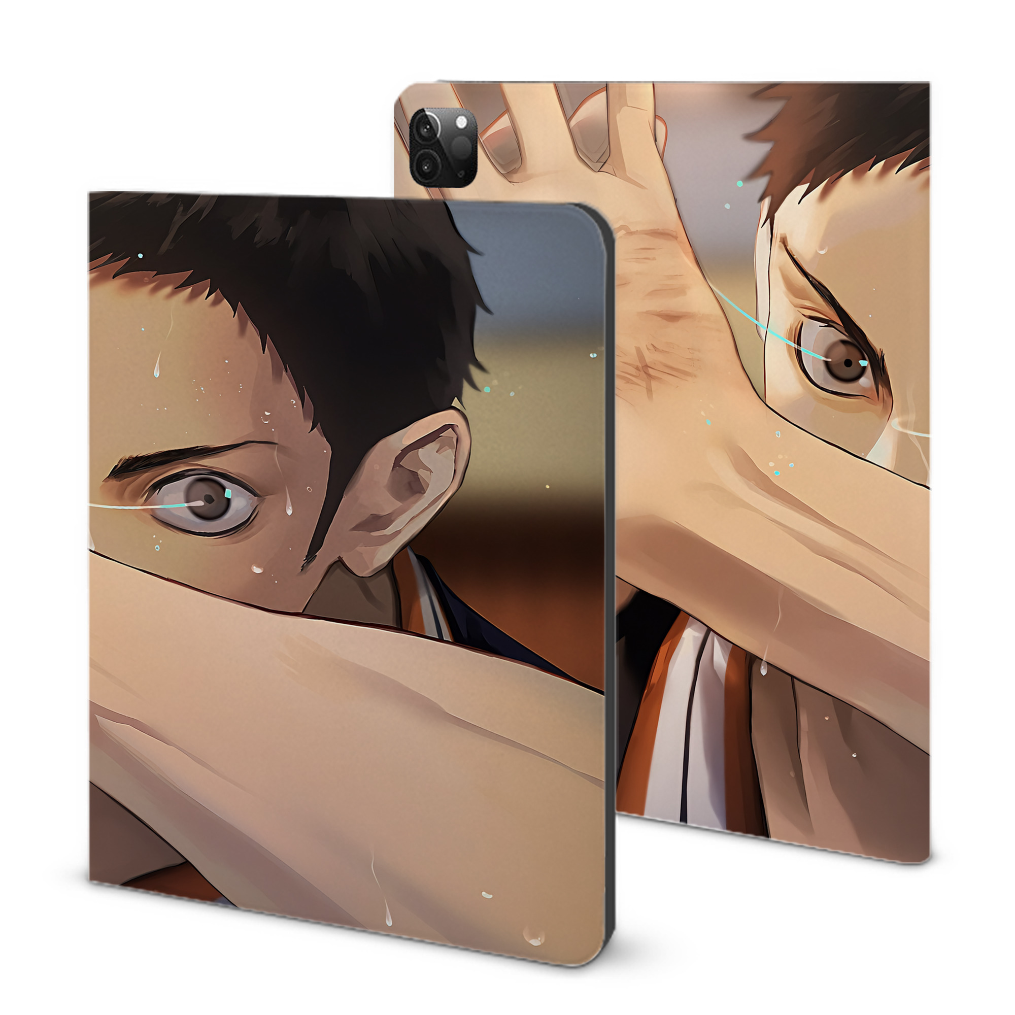 （画像用） ハイキュー!! Haikyu!! IPadケース ペンホルダー付き ブックスタイルデザイン